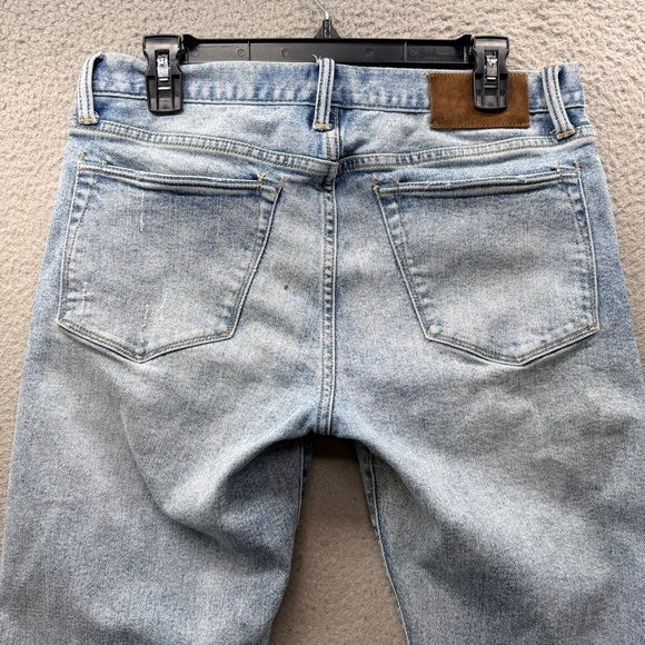 Todd Snyder Straight Fit Selvedge Light Washed Denim Jeans Size Men's 31 x 32 - Picture 9 of 15